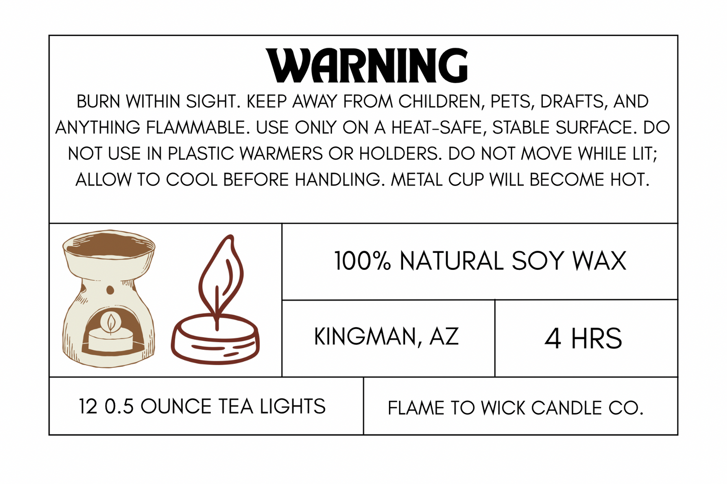 Tea Lights 12 Pack