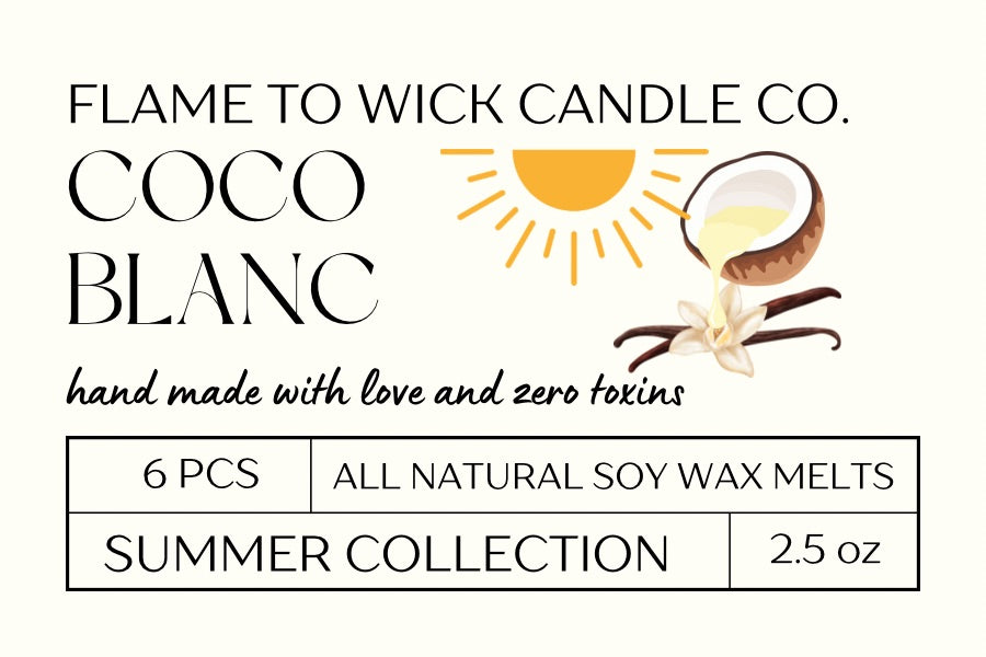 Coco Blanc WAX MELTS ONLY