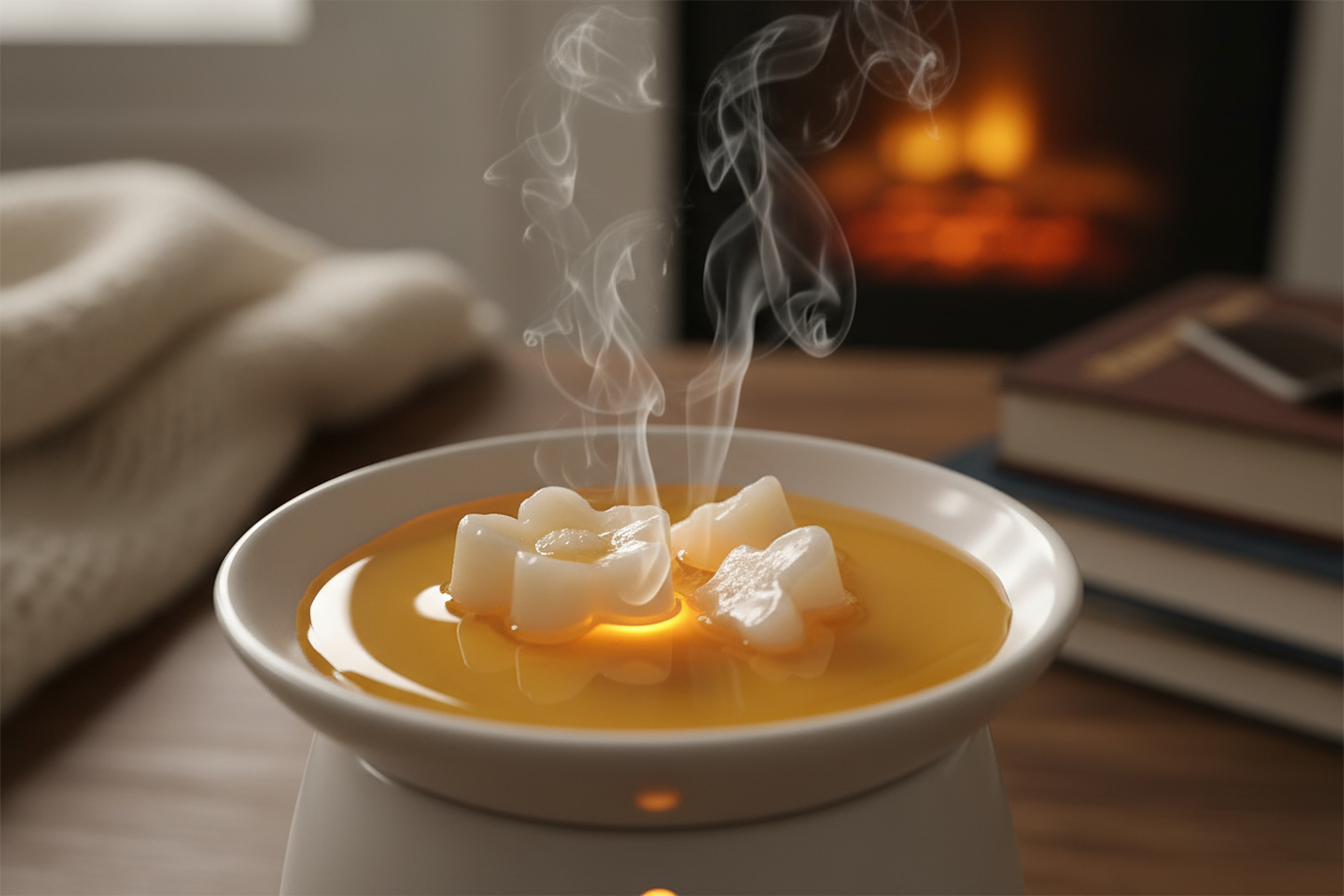 a melted wax melt 